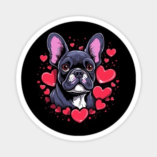 French Bulldog Valentine Day Magnet